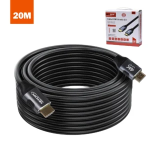 Cable HDMI 4K 20 Metros 100% Cobre NETCOM PE-HD0120: Máximo Alcance para Señales Ultra HD, Cable HDMI 20 Metros NETCOM