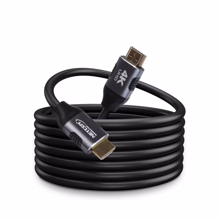 Cable HDMI K  Metros  Cobre NETCOM PE HD Calidad Ultra HD en Largas Distancias HDMI NETCOM  Metros