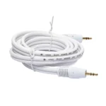 Cable MiniPlug Estéreo 1.8m Blanco VOYZ PS-250G: Sonido Claro y Conexión Duradera