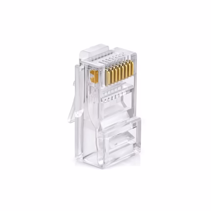 Conector Plug RJ45 Cat5e LT USA LT-105 (Caja 100 Und): Conexión de Red Confiable y Duradera