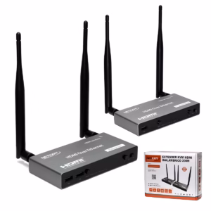 Extender KVM HDMI Inalámbrico 200MT NETCOM PE-EXI200____ Extensor KVM HDMI Inalámbrico m p NETCOM PE EXI Control Remoto Total sin Cables