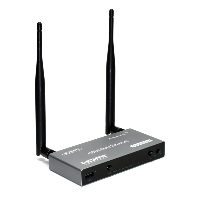 Extensor KVM HDMI Inalámbrico 200m 1080p NETCOM PE-EXI200: Control Remoto Total sin Cables