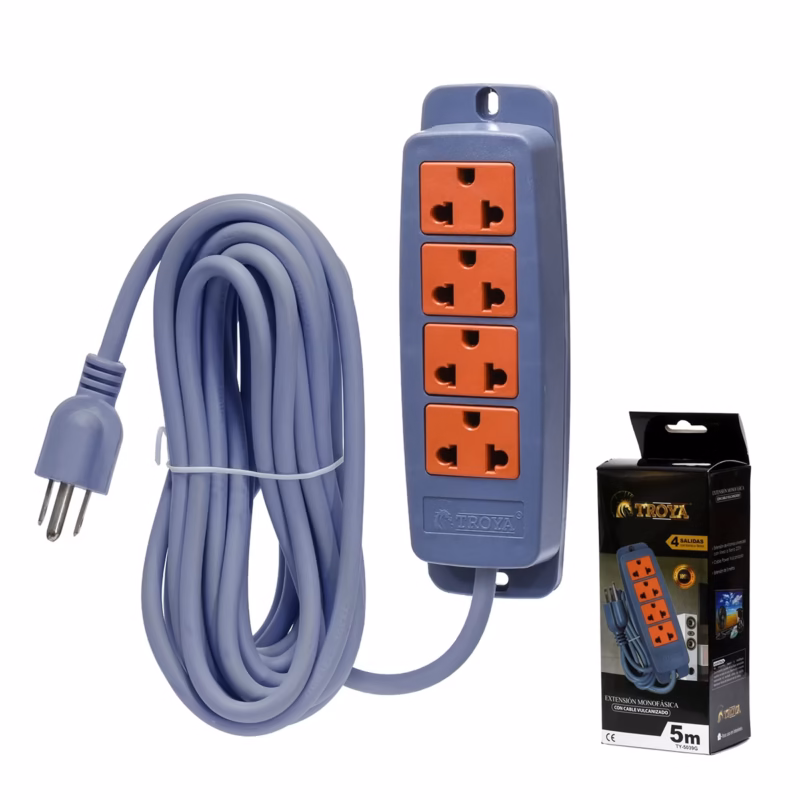 Extensión Eléctrica m Cable Vulcanizado TROYA TY G Potencia Duradera y Segura