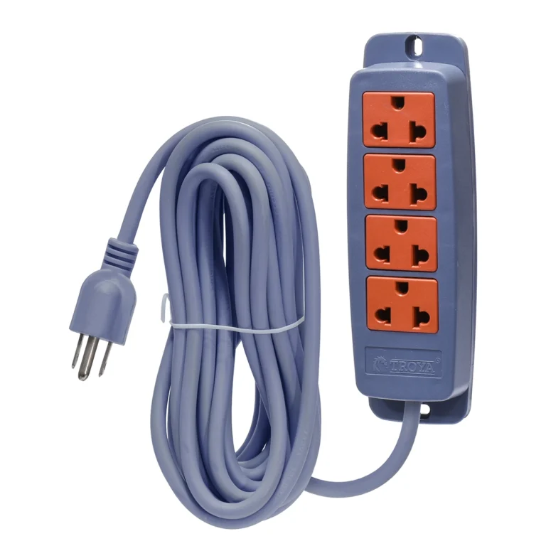 Extensión Eléctrica 5m Cable Vulcanizado TROYA TY-5039G: ¡Potencia Duradera y Segura!