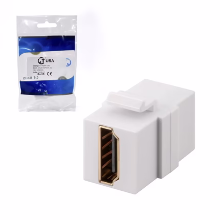Jack HDMI 4K Keystone 180° LT USA LT-HDMI-180: Conexión HDMI Profesional en tu Pared