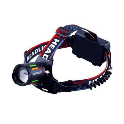 Linterna Frontal Dual Recargable Opalux OP-3682: Iluminación Versátil, Potente y Manos Libres