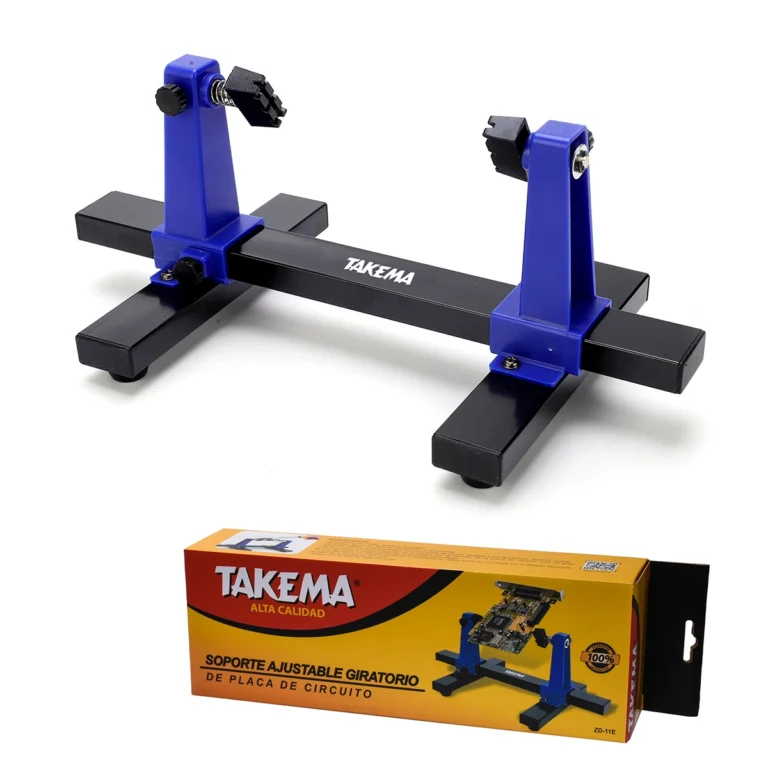Soporte Ajustable Giratorio para Placas Electrónicas Takema ZD-11E: ¡Trabaja con Precisión y Comodidad!