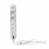 Supresor de Picos Opalux OP USB con  Tomas SchukoUniversal y USB CA Protección y Carga Total