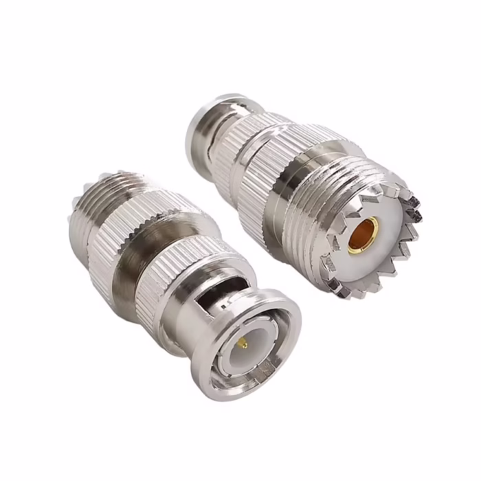 Adaptador BNC Macho a UHF Hembra PL High Full Max ZZ H  Conexión RF Versátil y Confiable