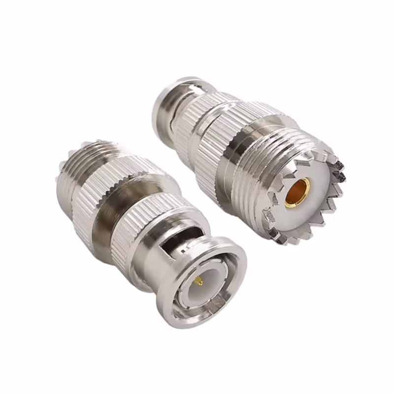 Adaptador BNC Macho a UHF Hembra PL High Full Max ZZ H  Conexión RF Versátil y Confiable