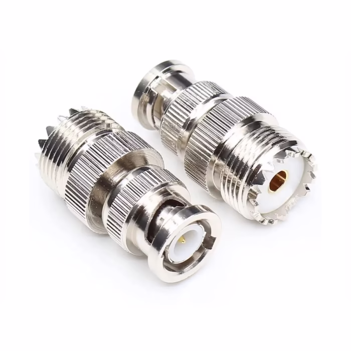 Adaptador BNC Macho a UHF Hembra PL High Full Max ZZ H  Conexión RF Versátil y Confiable