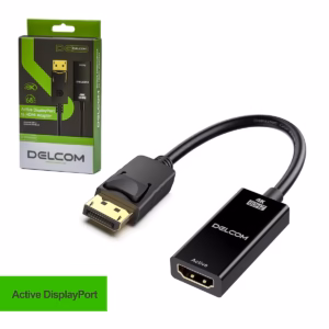 Adaptador DisplayPort a HDMI Activo K Hz Delcom DL DPHDA Conexión Superior y Estable