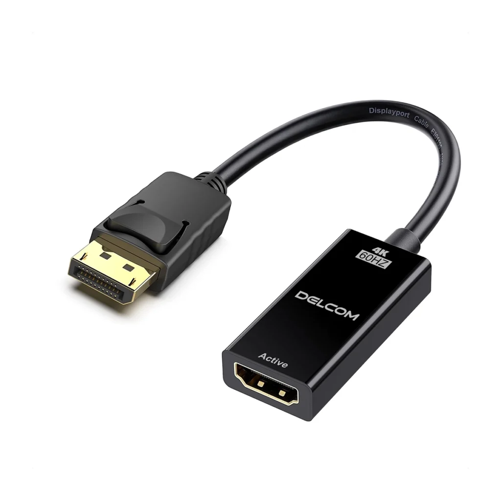 Adaptador DisplayPort a HDMI Activo K Hz Delcom DL DPHDA Conexión Superior y Estable