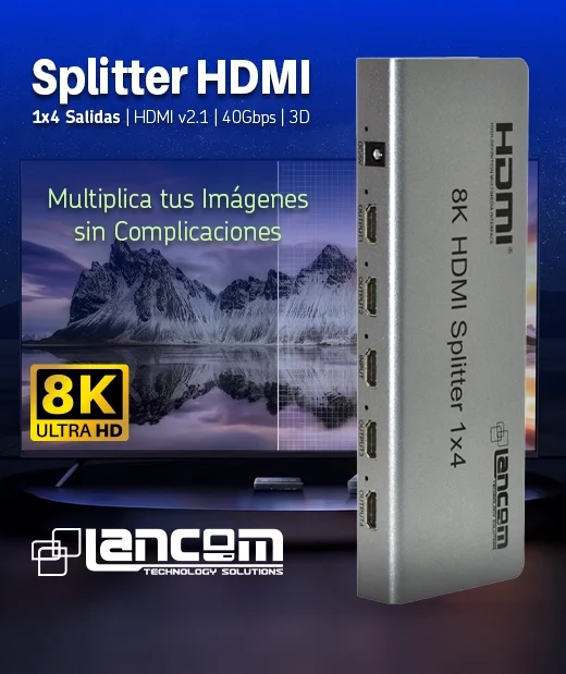 Banner Splitter HDMI Lancom 8K