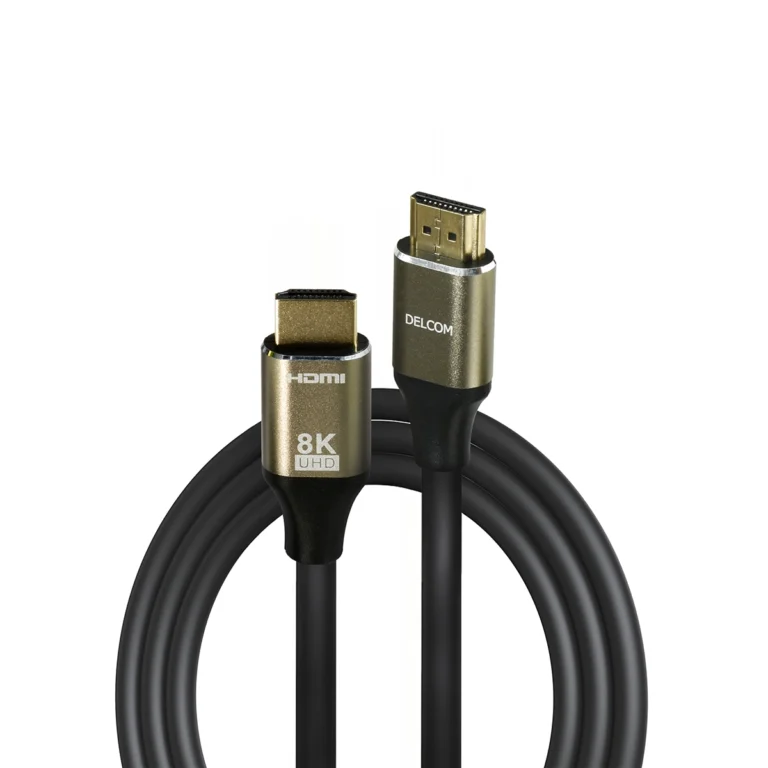 Cable HDMI 8K 3 Metros Delcom DL-2101-3M: Rendimiento HDMI 2.1 a Mayor Distancia