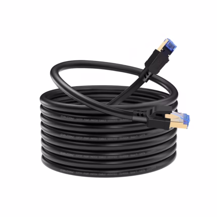 Cable Patch Cord Cat8 5 Metros SFTP Delcom DL-ML0805: ¡40Gbps y Máxima Protección a Distancia!