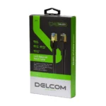 Cable Patch Cord Cat8 1m S/FTP Delcom DL-ML0801: ¡Velocidad 40Gbps y Máximo Blindaje! - Imagen 5