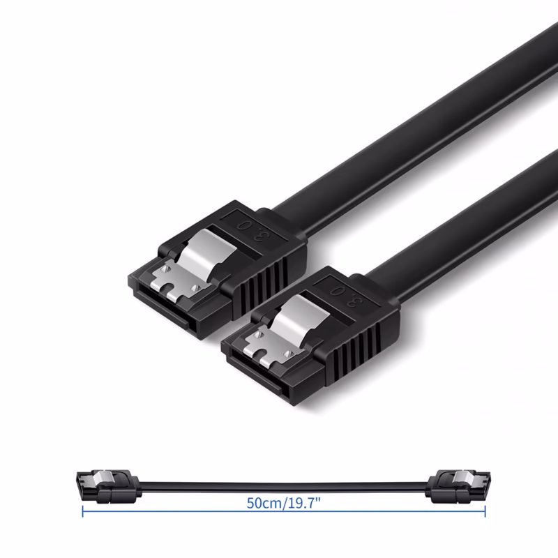 Cable SATA III Gbps cm GP  ST con Seguro Conexión Rápida y Segura para tus Unidades