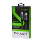 Cable USB-C USB4 Gen3 Delcom DL-U4G302 (2m): ¡8K 60Hz, 40Gbps y Carga 240W a Mayor Distancia!, Cable USB-C Gen3 2 Metros Delcom DL-U4G302: ¡8K 60Hz, 40Gbps y Carga 240W a Mayor Distancia!