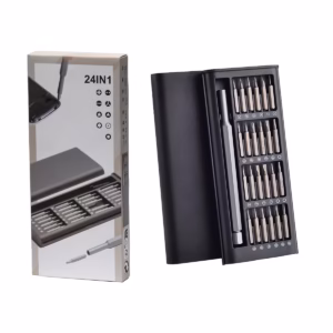 Juego Destornilladores de Precisión 24 en 1 GJ-CT24 Magnético: ¡Repara Electrónicos Fácilmente!