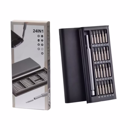 Juego Destornilladores de Precisión 24 en 1 GJ-CT24 Magnético: ¡Repara Electrónicos Fácilmente!