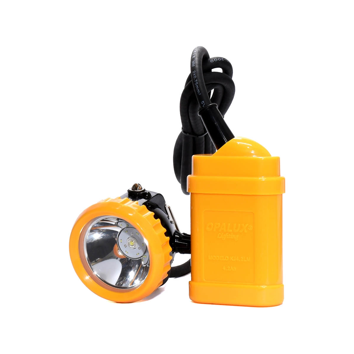 Linterna Minera Recargable Antiexplosiva Opalux KJ4.2LM: ¡Seguridad y Potencia Extrema para Entornos Exigentes!