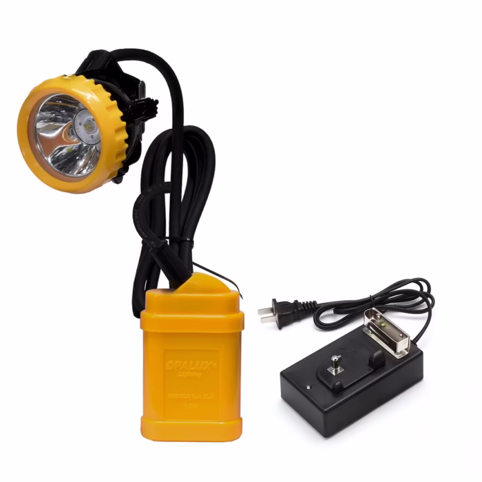Linterna Minera Recargable Antiexplosiva Opalux KJLM Seguridad y Potencia Extrema para Entornos Exigentes