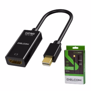 Adaptador Mini DisplayPort a HDMI 4K 60Hz Delcom DL-DADP003: ¡Conecta tu Laptop a la Ultra Alta Definición!