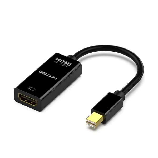 Adaptador Mini DisplayPort a HDMI 4K 60Hz Delcom DL-DADP003: ¡Conecta tu Laptop a la Ultra Alta Definición!