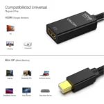 Adaptador Mini DisplayPort a HDMI 4K 60Hz Delcom DL-DADP003: ¡Conecta tu Laptop a la Ultra Alta Definición!