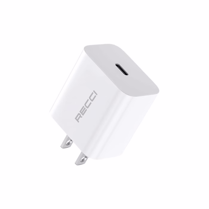 Cargador Rápido USB C W RECCI RCT PC Potencia PD y PPS para tu Smartphone SOLO DADO USB C no incluye Cable