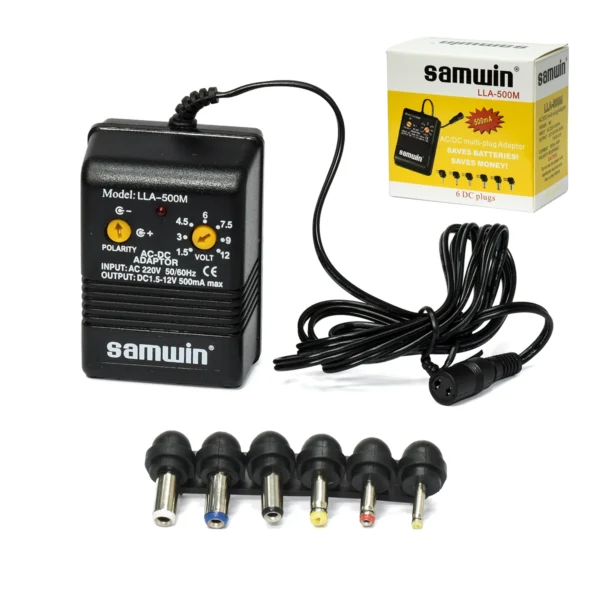 Adaptador de Voltaje Universal SANWIN LLA-500M: ¡Un Cargador para Múltiples Dispositivos!