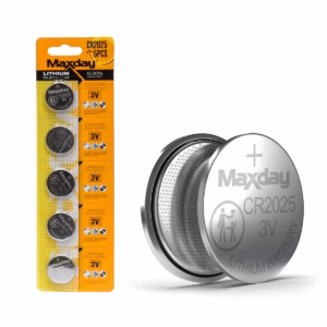 Pilas de Litio CR2025 3V Maxday MD-CR2025 (Blíster 5 Und): ¡Energía Confiable en Pack de Ahorro!