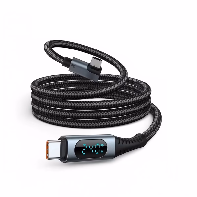 Cable USB m Delcom DL UT ° y LED Digital K Gbps y Carga W