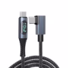 Cable USB m Delcom DL UT ° y LED Digital K Gbps y Carga W
