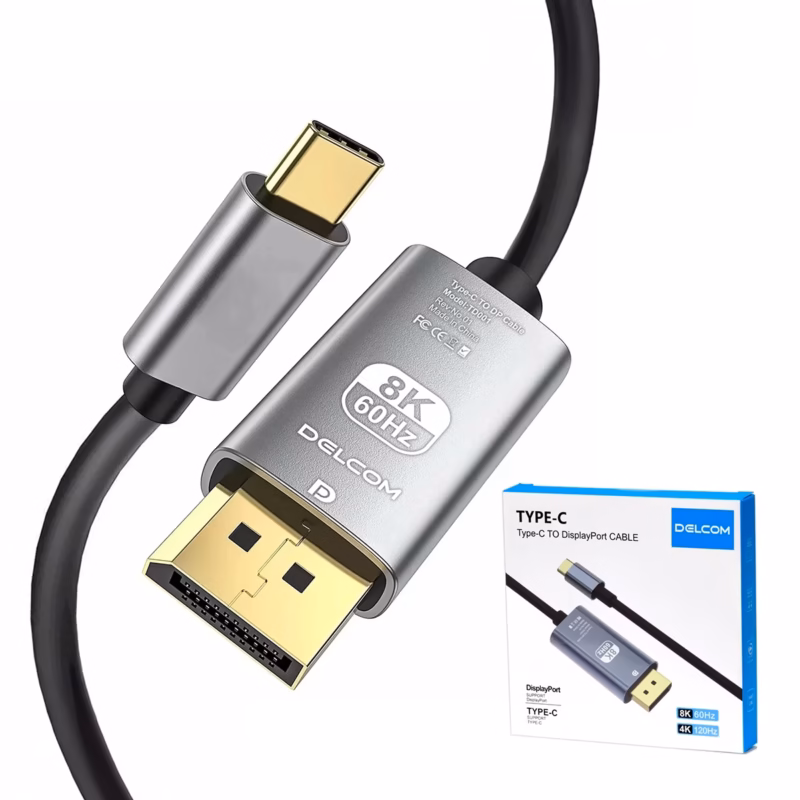 Cable USB C a DisplayPort K m Delcom DL CDP Conecta tu Laptop a la Máxima Resolución y Fluidez
