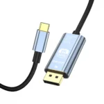 Cable USB-C a DisplayPort 8K 2m Delcom DL-CDP002: ¡Conecta tu Laptop a la Máxima Resolución y Fluidez!