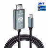 Cable USB C a HDMI K Hz de  Metros Delcom DL CHD Calidad de Imagen Insuperable