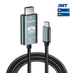 Cable USB-C a HDMI 8K 60Hz de 2 Metros Delcom DL-CHD002: ¡Calidad de Imagen Insuperable!
