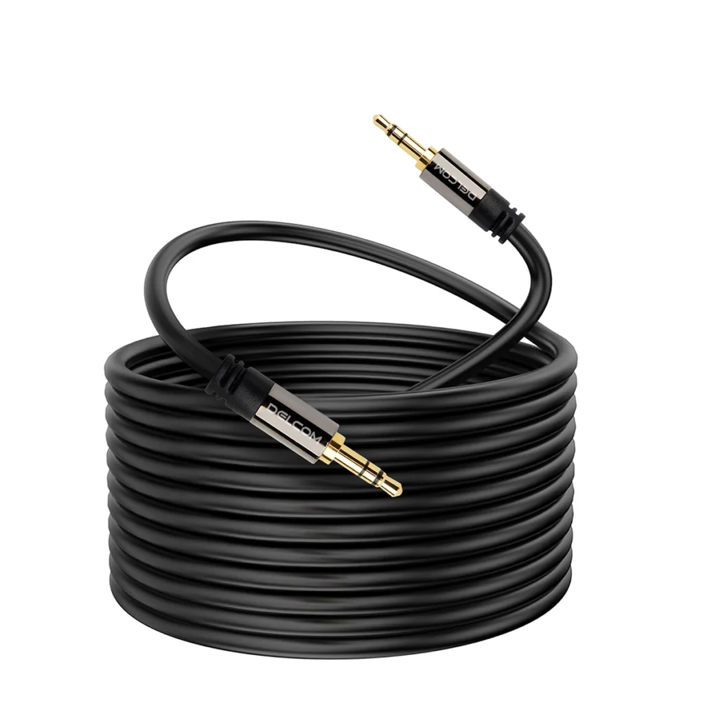Cable de Audio Estéreo  Metros MiniPlug mm Delcom DL MST Lleva tu Sonido Más Lejos
