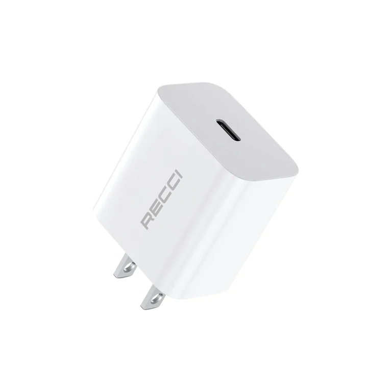 Cargador Rápido USB-C 20W RECCI RCK-22CC + Cable USB-C 60W: ¡La Solución de Carga Completa!