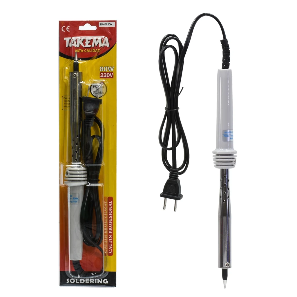 Cautín Profesional 80W TAKEMA ZD-401/80W: ¡Calentamiento Rápido y Soldadura de Precisión!