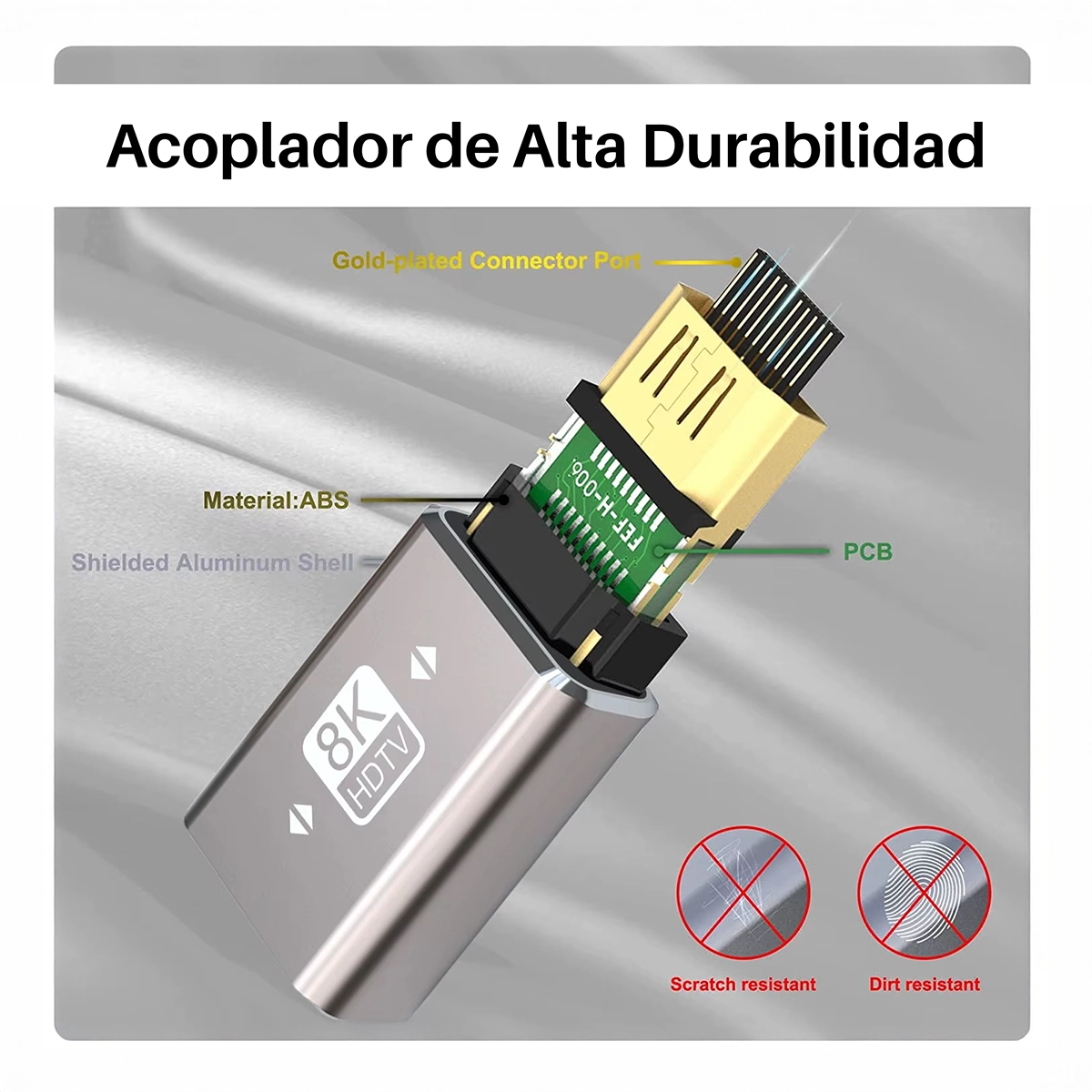 Empalme HDMI 8K Delcom DL-AHD021: ¡Extiende tu Conexión 8K Sin Perder Calidad!