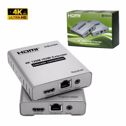 Extensor HDMI 4K 120m sobre Red Delcom DL-EHD-120: ¡Señal 4K a Múltiples Pantallas!