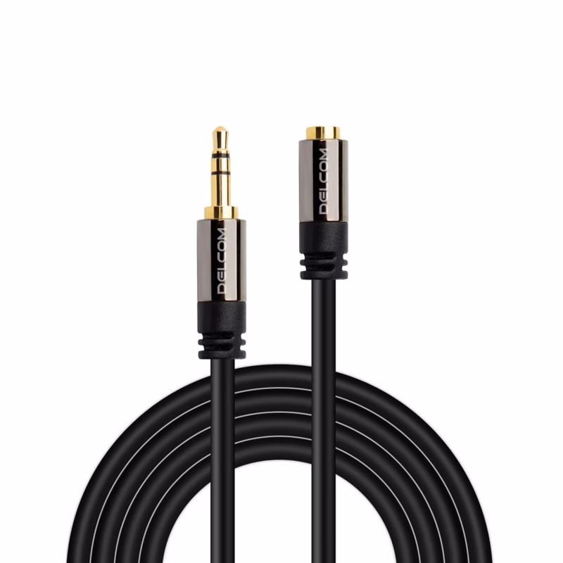 Extensión de Audio Estéreo MiniPlug 3.5mm 1.8 Metros Delcom DL-MST01-MF______01 Extensión de Audio Estéreo Delcom DL MST MF MiniPlug mm Metros Más Alcance Misma Calidad de Sonido