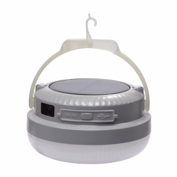 Lámpara LED Recargable W Opalux OP FDW Luz Ultra Potente Solar Power Bank y Base Magnética