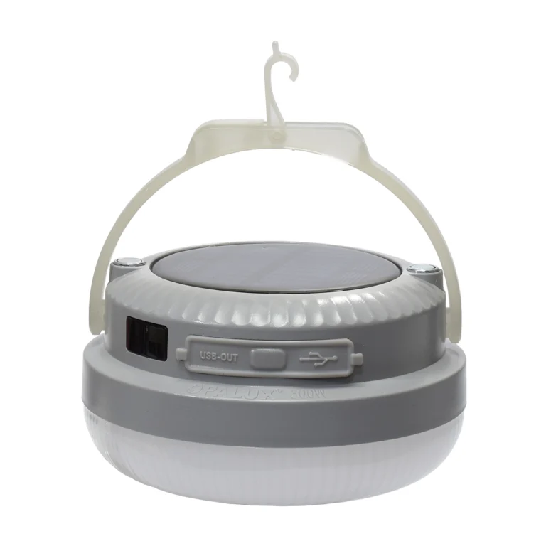 Lámpara LED Recargable 300W Opalux OP-FD300W: ¡Luz Ultra Potente, Solar, Power Bank y Base Magnética!