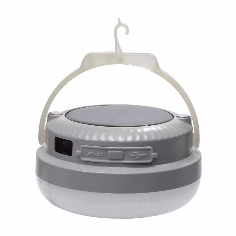 Lámpara LED Recargable W Opalux OP FDW Luz Ultra Potente Solar Power Bank y Base Magnética
