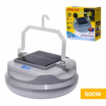 Lámpara LED Recargable 500W Opalux OP-FD500W: ¡La Máxima Potencia en Luz Portátil, Solar y Power Bank!