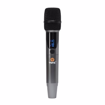 Micrófono Inalámbrico Dual Recargable UHF VOYZ VZ-WM102-UHF: ¡Libertad y Claridad para Dos Voces!
